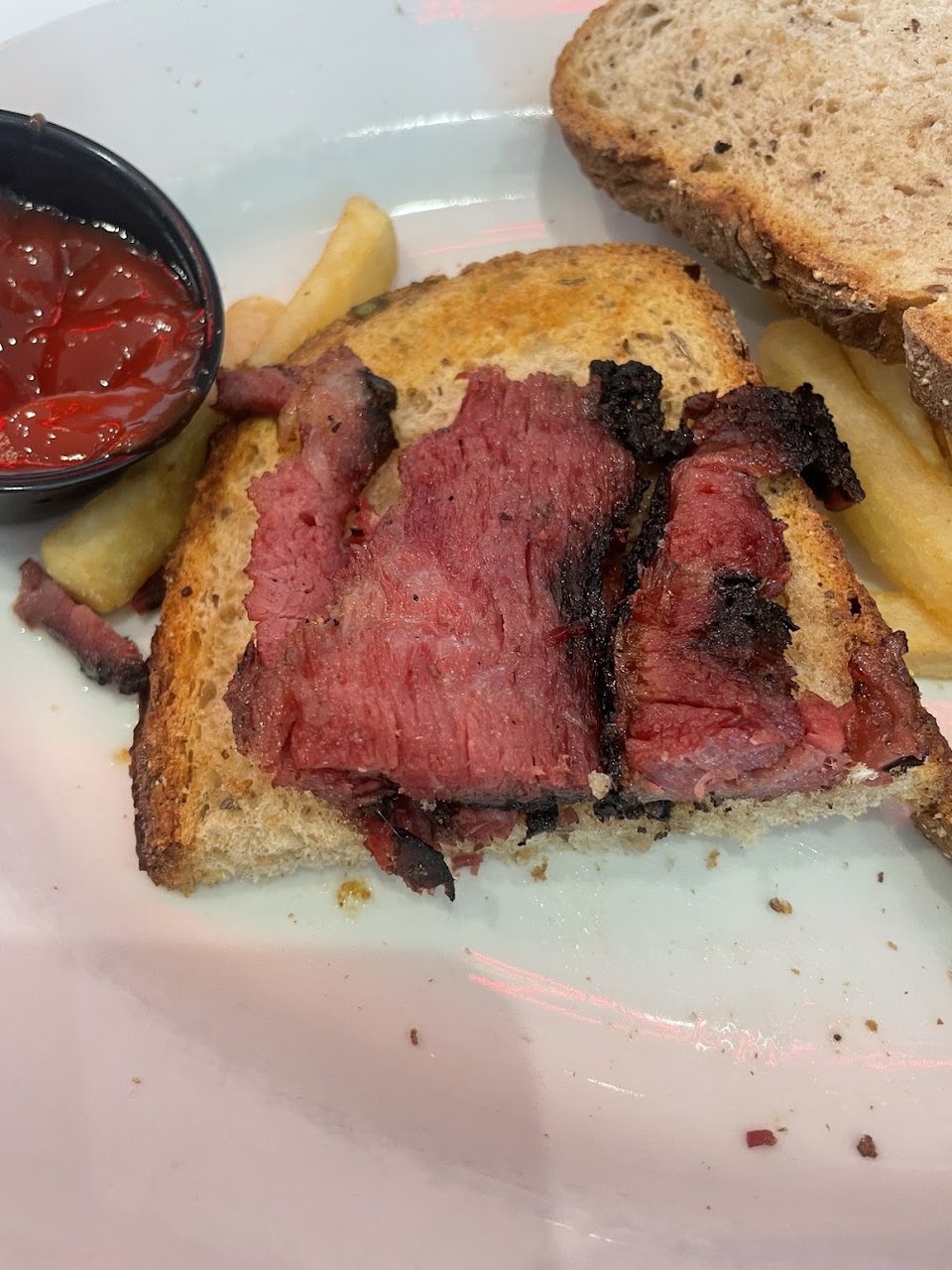 Our Hot Pastrami Sandwich